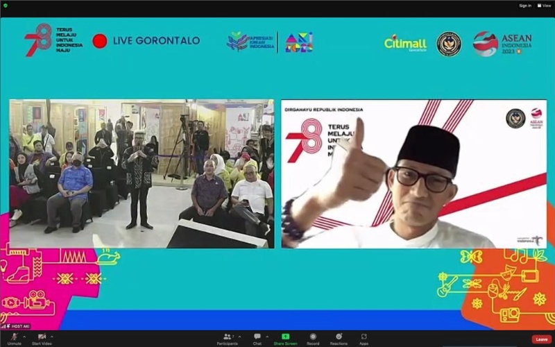 Menparekraf Sandiaga Uno