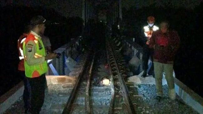 Lokasi kejadian perempuan tak dikenal tewas tertabrak kereta api (Foto: Istimewa)