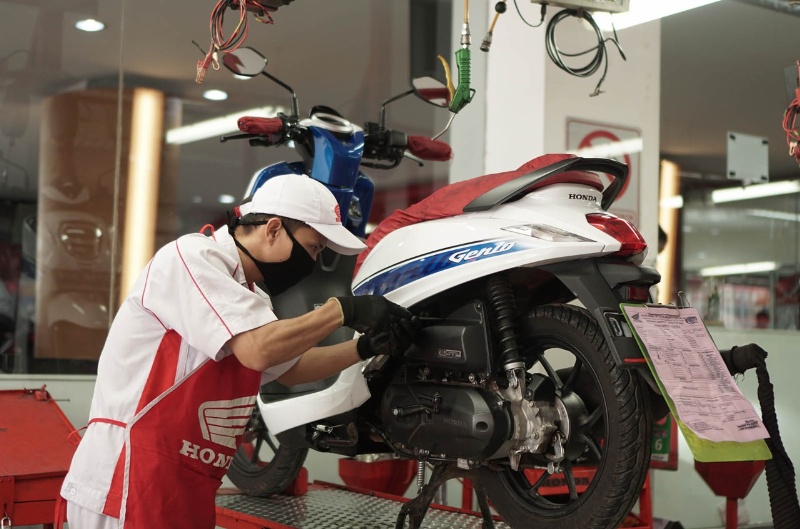 Penelitian rangka motor Honda