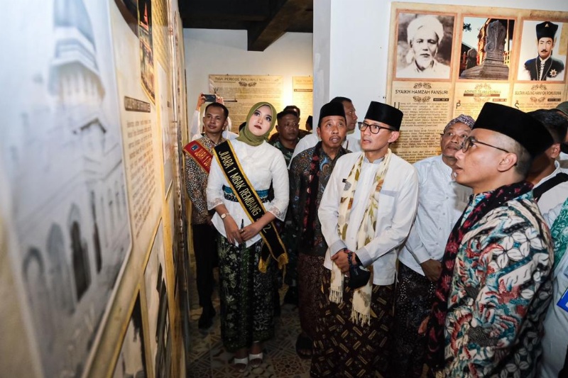 Menparekraf Sandiaga Uno saat di Rembang