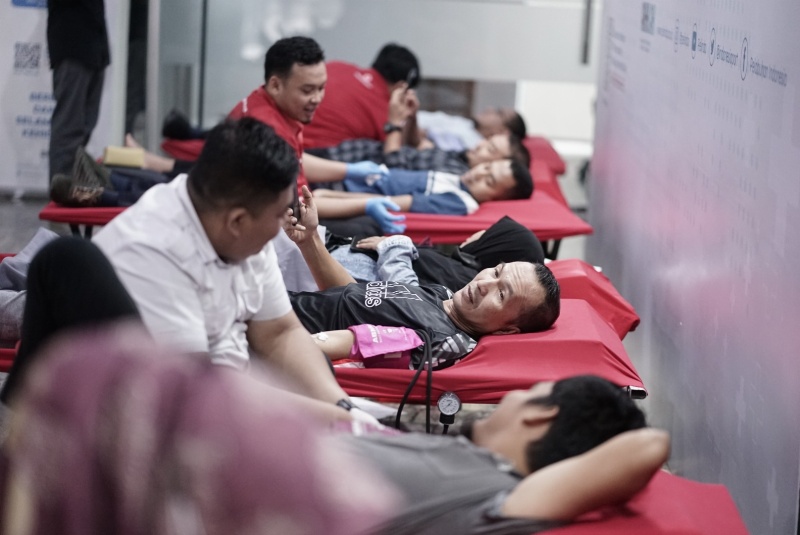 Kegiatan Donor Darat SPMT di Medan