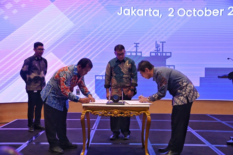 Pengesahan dimulainya pembangunan terminal petikemas di Gresik
