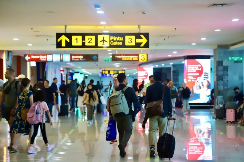 Suasana di Bandara Angkasa Pura I