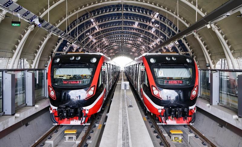 Kereta LRT Jabodebek. (Dok.KAI)