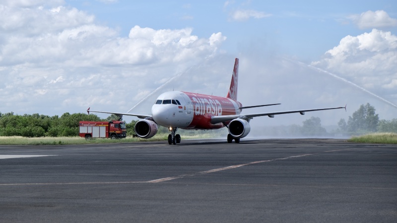 Penerbangan AirAsia di Bandara Kertajati