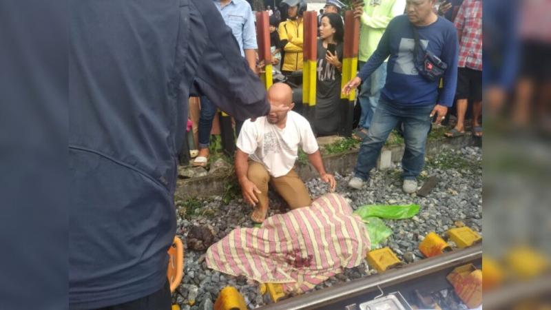 Kecelakaan maut di Lubukbuaya pada Rabu (25/10/2023) pagi. (Foto: Dok. Istimewa)