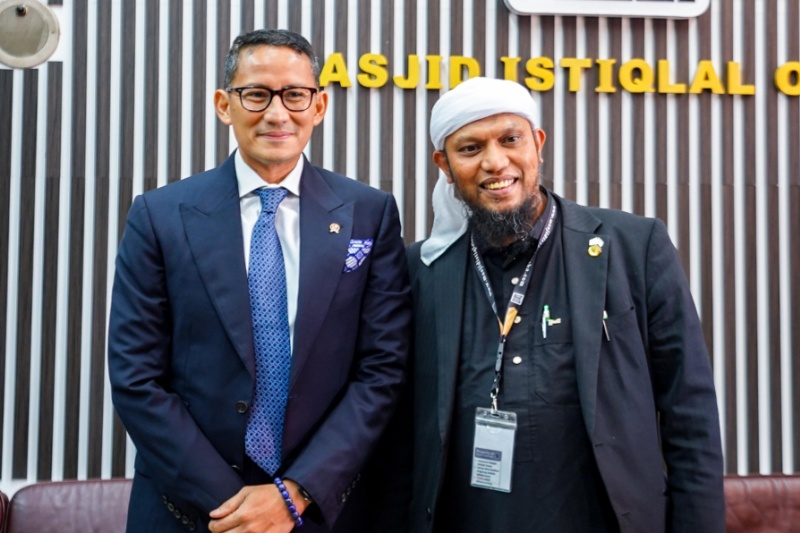 Menparekraf Sandiaga Uno dan Herizal Adhardi