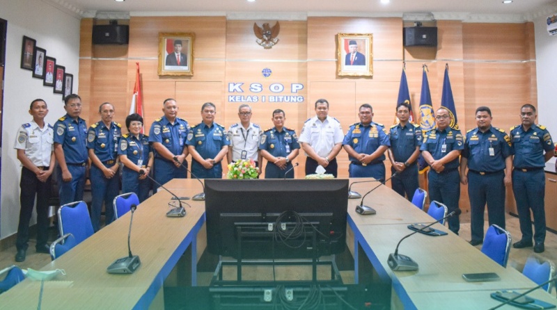 Kepala KSOP Bitung sambut pejabat baru