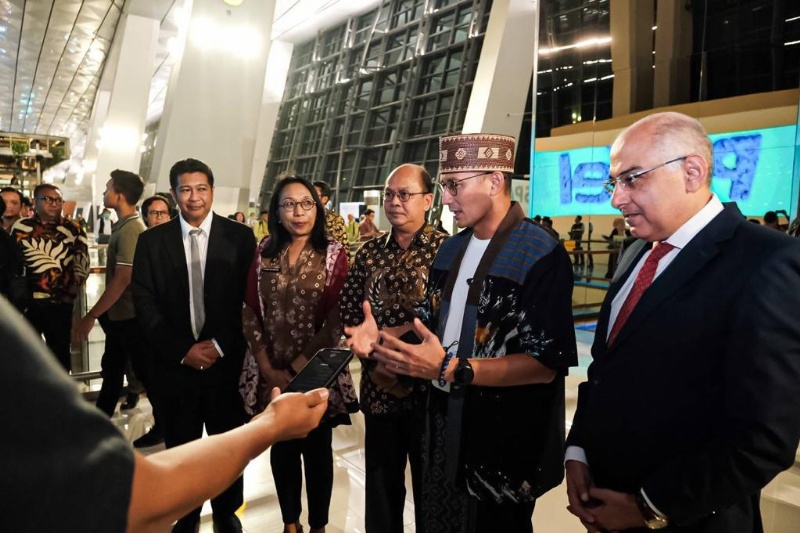 Menparekraf di Bandara Soetta