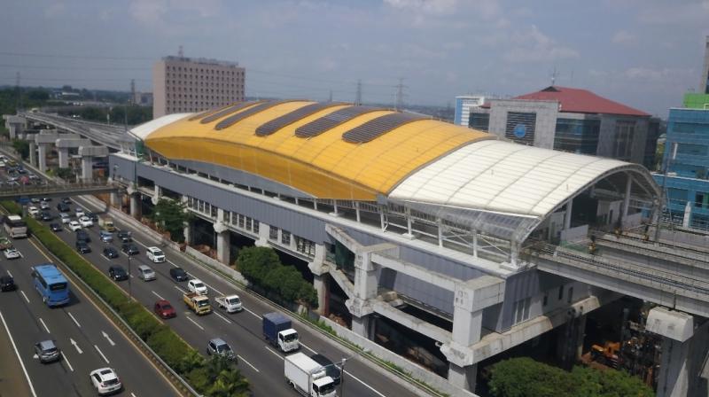 Stasiun LRT Jabodebek Cawang. (Foto:dok KAI)