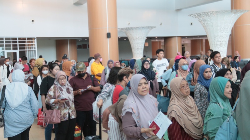 Suasana di Bandara Kertajati