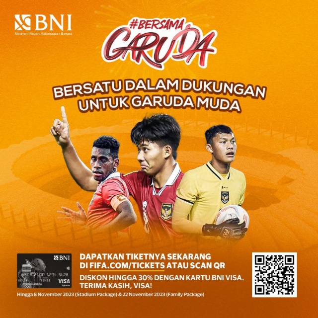 Promo tiket nonton FIFA World Cup U-17 dari BNI