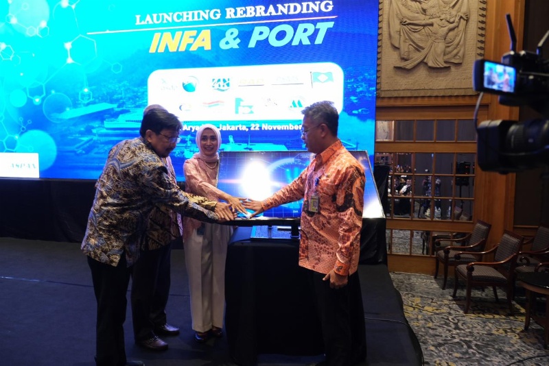 Dirut ASDP di peluncuran logo baru INFA&PORT