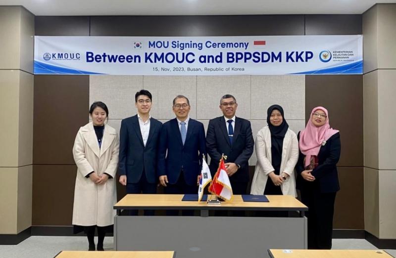 Pertemuan Kepala BPPSDM KP dengan Marina Trading Co. Ltd, untuk menjalin sinergi dalam hal penyerapan lulusan satuan Pendidikan KP untuk bekerja di sektor KP di Korea Selatan.