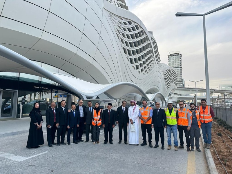 Menhub berkesempatan tinjau pembangunan infrastruktrur transportasi di Arab Saud