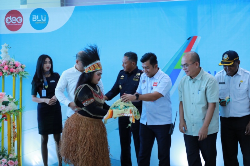 Peluncuran rute baru Pelita Air , rute Jakarta-Sorong