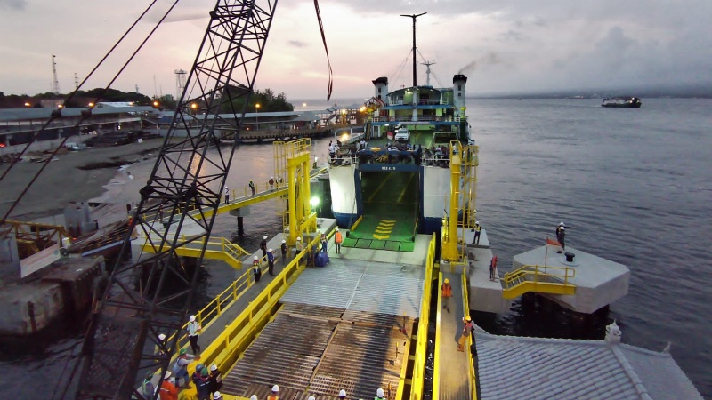 Moveable brigde Gilimanuk