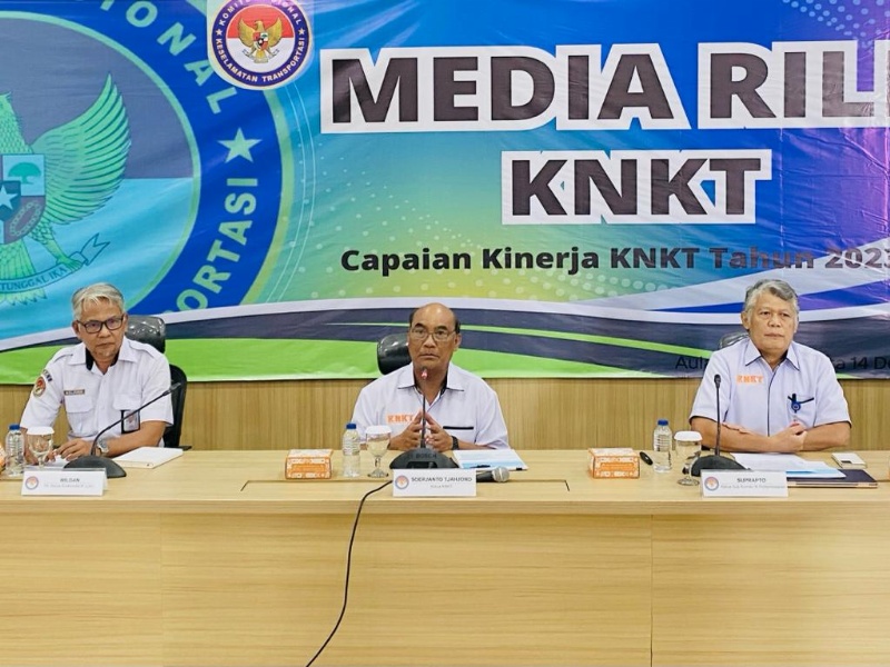 KNKT gelar Media Rilis kinerja tahun 2023