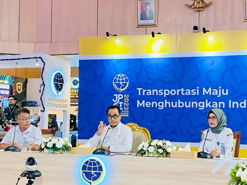 Jumpa Pers Akhir Tahun Kemenhub