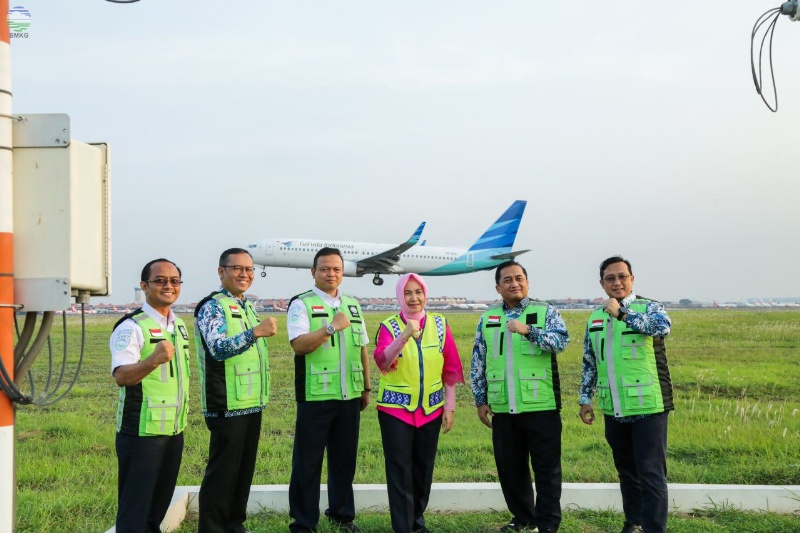 Kepala BMKG di Bandara Soetta