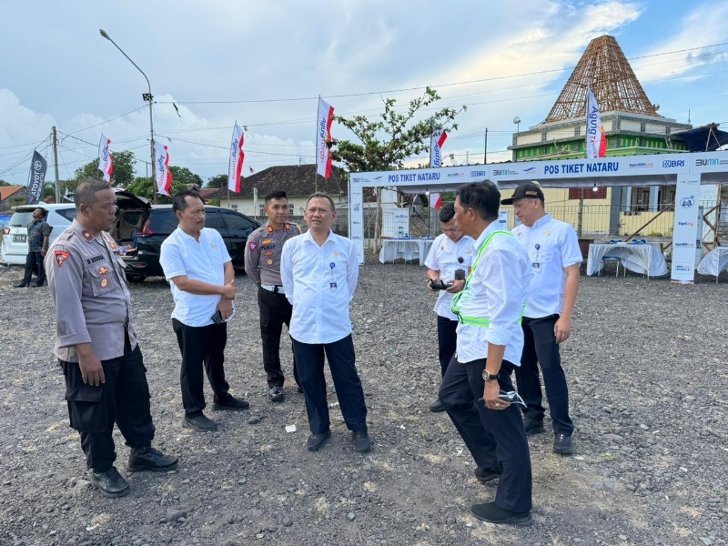 Direktur TSDP Kemenhub saat meninjau Pelabuhan Gilimanuk, Bali