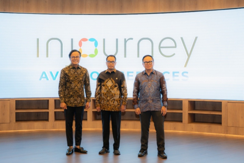 Dirut inJourney bersmaa Menhub dan Wamen BUMN