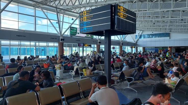 Suasana di Bandara Angkasa Pura I Lombok