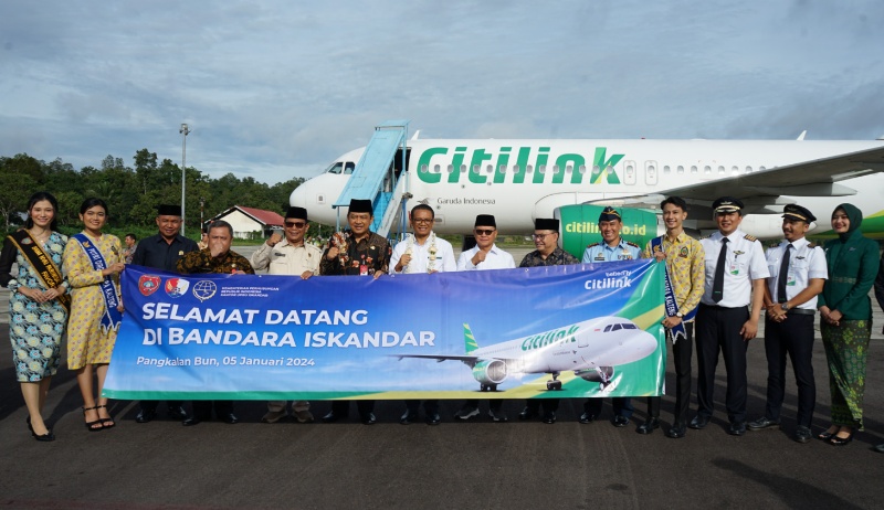 Penerbangan perdana Jakarta-Pangkalan Bun dengan Citilink
