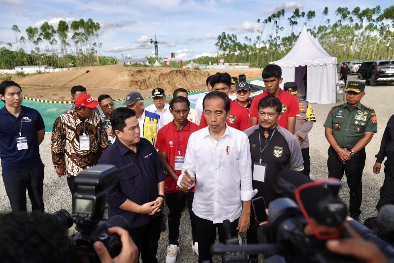 Presiden Joko Widodo di IKN