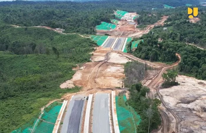 Jalan tol IKN. (dok. PUPR)