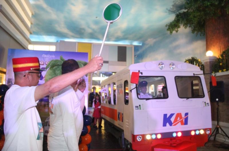 Opening ceremony “KAI City Tour Tram” di KidZania Surabaya, Ahad (25/2/2024).