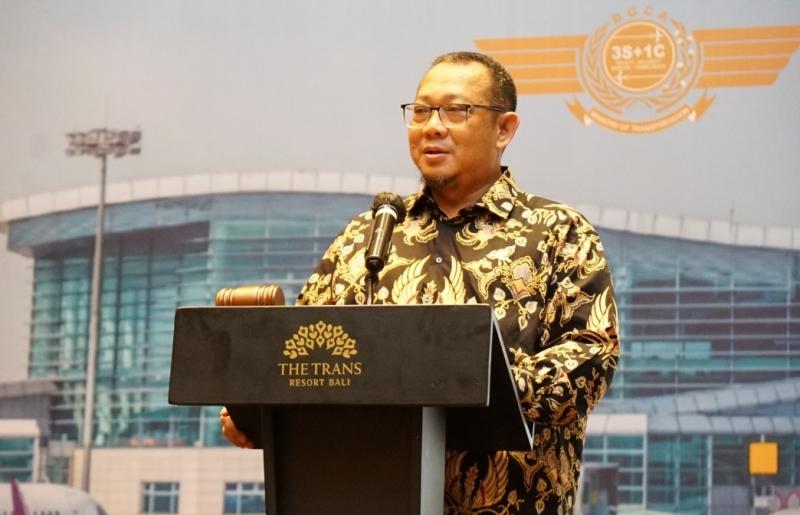 Sekretaris Direktorat Jenderal Perhubungan Udara, Cecep Kurniawan saat FGD di Bali, Kamis (29/2/2024).