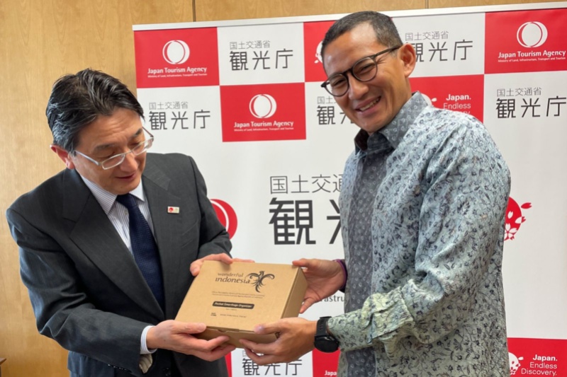 Menparekraf Sandiaga Uno bersama Agen Travel Jepang