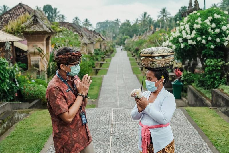 Menparekraf Sandiaga Uno saat di Bali