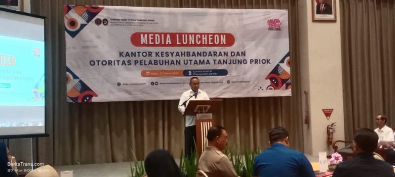 Media luncheon KSOP Utama Tanjung Priok. foto:istimewa/ahmad