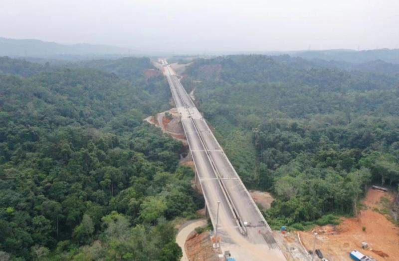 Proyek Jalan Tol Pekanbaru-Padang./Dok. Hutama Karya