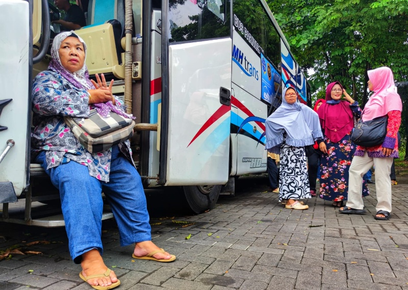 Mudik gratis dengan bus