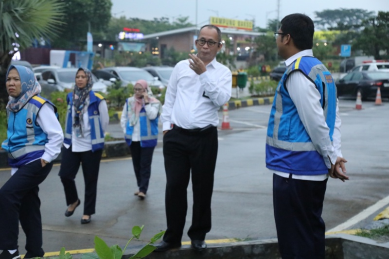 Menteri PMK tinjau Rest are, untuk memastikan ramah pada perempuan dan anak