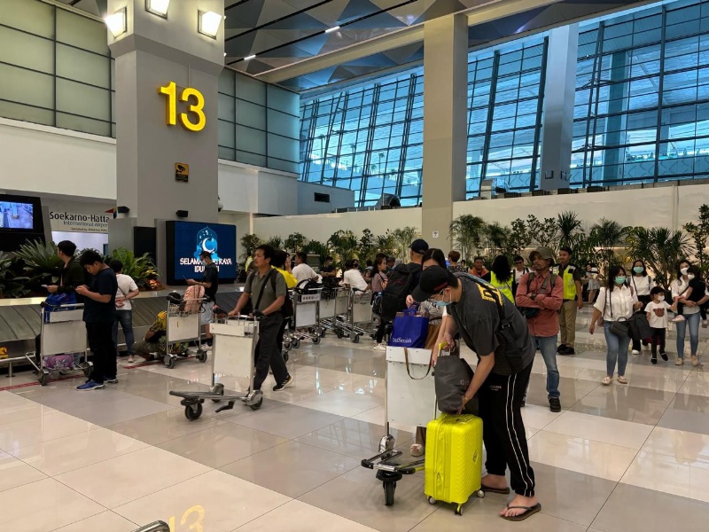 Suasana di Bandara Soekarno-Hatta