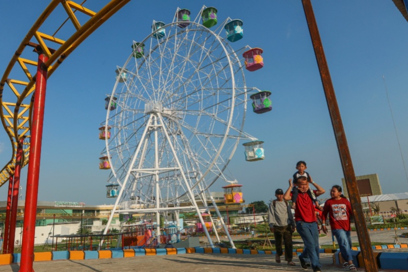 Salah satu arena bermain di Krakatau Park di Kawasan BHC