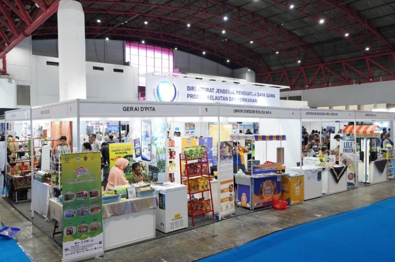 34 UMKM binaan Kementerian Kelautan dan Perikanan (KKP) mengikuti International Indonesia Seafood & Meat (IISM) Expo and Indonesia Cold Chain Expo di Jakarta International Expo (JIexpo).