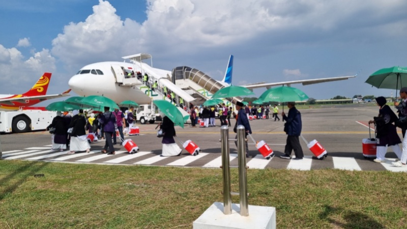 Layanan angkutan haji di Bandara Injourney Airport