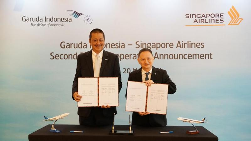 Garuda dan Singapore Airlines