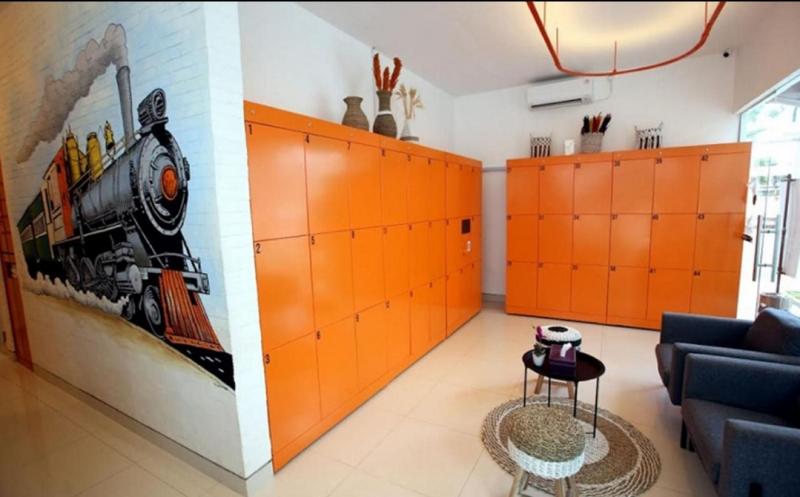 Layanan tempat penitipan barang bernama Locker di Stasiun milik KAI Wisata untuk penumpang KA. (Istimewa)