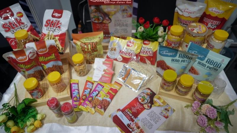 Produk-produk olahan hasil perikanan produksi UMKM dimana semuanya akan menuju sertifikasi halal.