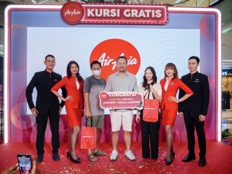Penerima kursi gratis penerbangan Indonesia AirAsia