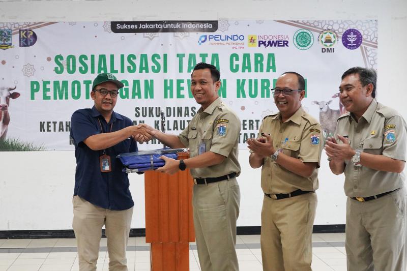 Sosialisasi cara pemotongan hewan kurban IPC TPK bersama Pemkot Jakarta Utara. Foto istimewa/ipctpk