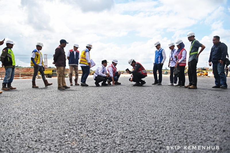 Progres pembangunan Bandara IKN