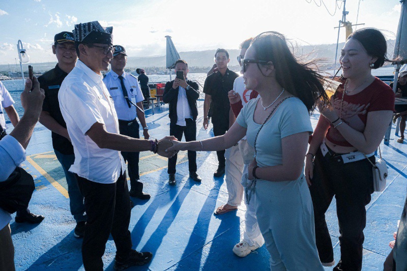 Menparekraf Sandiaga Uno  di Jembrana