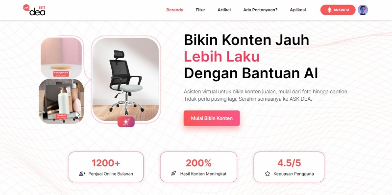 Pemasaran produk UKM via AI